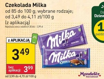 Stokrotka Czekolada Milka 85-100 g oferta