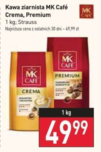 Stokrotka Kawa ziarnista MK Café Crema, Premium 1 kg oferta