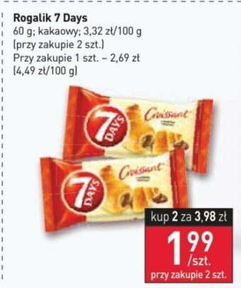 Stokrotka Rogalik 7 Days 60 g oferta