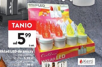 Intermarche Wkład led do zniczapomarańczowy 180 dni oferta
