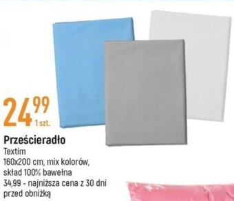 E.Leclerc Prześcieradło Textim 160x200cm oferta