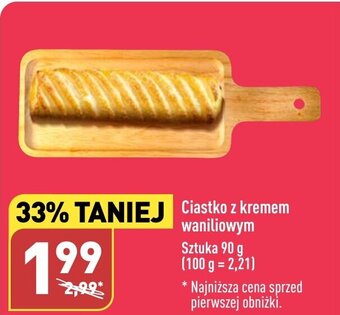 ALDI Ciastko z kremem waniliowym 90 g oferta