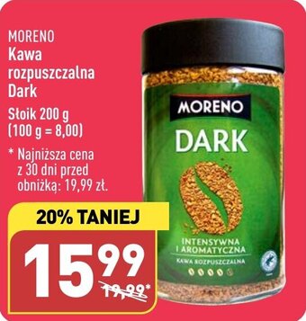 ALDI Kawa rozpuszczalna Dark 200 g oferta