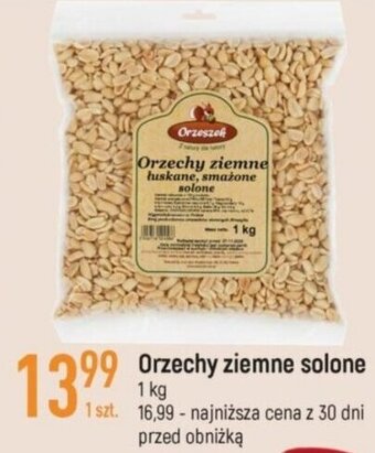 E.Leclerc Orzechy ziemne solone 1kg oferta