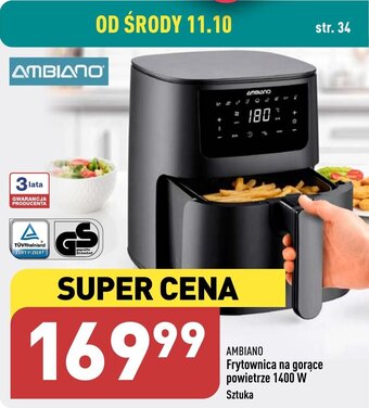 Frytownica na gorące powietrze 1400 W