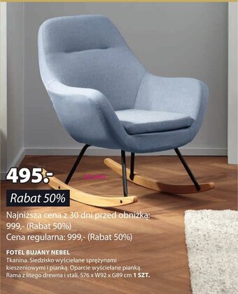 JYSK FOTEL BUJANY NEBEL oferta