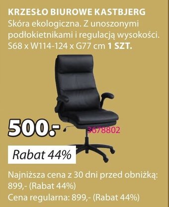 JYSK KRZESŁO BIUROWE KASTBJERG oferta