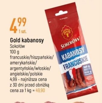 E.Leclerc Gold kabanosy Sokołów 100g oferta