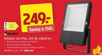Jula anslut Reflektor LED IP65 200 W 25600 Im oferta