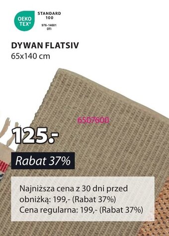JYSK DYWAN FLATSIV oferta