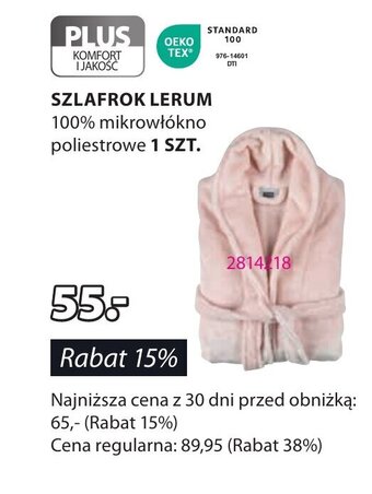 JYSK SZLAFROK LERUM oferta