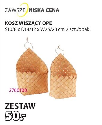 JYSK KOSZ WISZĄCY OPE oferta