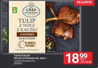 Selgros TULIP Z KACZKI WOLNO GOTOWANY OK. 400 G oferta