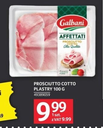 Selgros PROSCIUTTO COTTO PLASTRY 100 G oferta