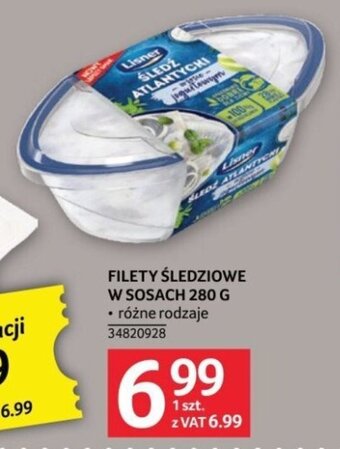 Selgros FILETY ŚLEDZIOWE W SOSACH 280 G oferta