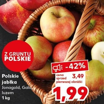 Kaufland Polskie jabłka 1 kg oferta