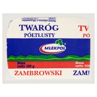 Prim Market Mlekpol twaróg półtłusty zambrowski 250 g oferta