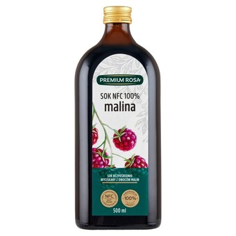 Premium rosa sok nfc 100 % malina 500 ml