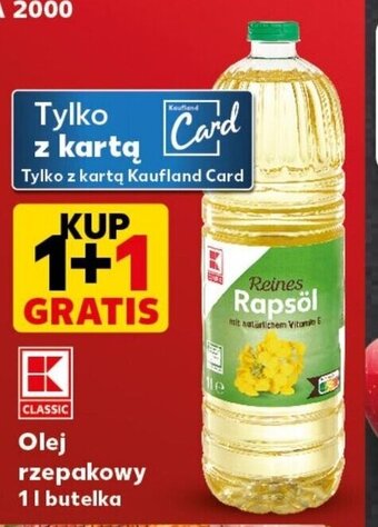 Kaufland Olej rzepakowy 1 l oferta