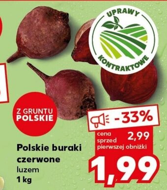 Kaufland Polskie buraki czerwone 1 kg oferta