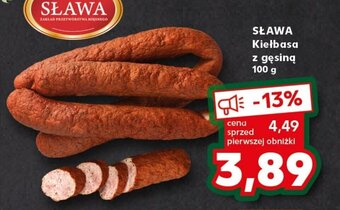 Kaufland SŁAWA Kiełbasa z gęsiną 100 g oferta