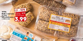 Kaufland VITAL Bułki z ziarnami 4 x 70 g oferta