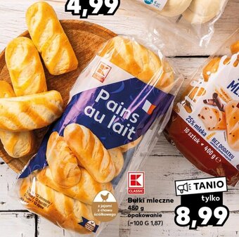 Kaufland Bułki mleczne 480g oferta