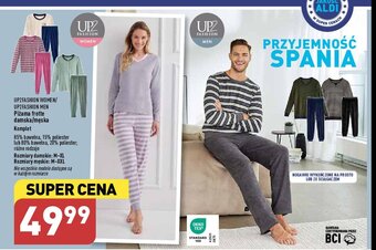 ALDI Piżama frotte damska oferta