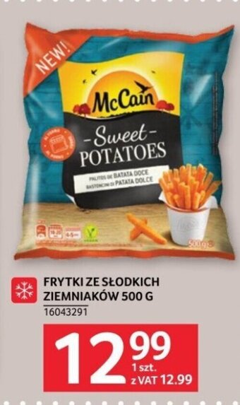 Selgros FRYTKI ZE SŁODKICH ZIEMNIAKÓW 500 G oferta