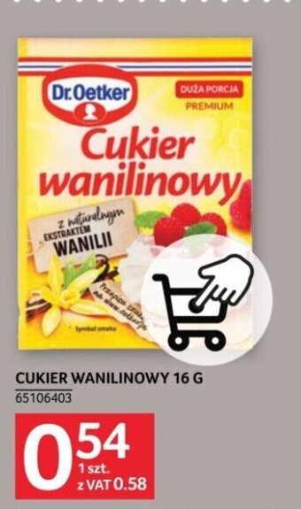 Selgros CUKIER WANILINOWY 16 G oferta