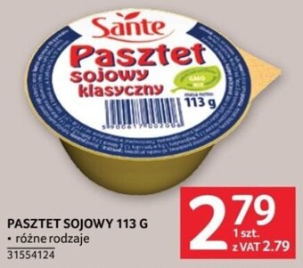 Selgros PASZTET SOJOWY 113 G oferta