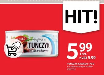 Selgros TUŃCZYK KAWAŁKI 170 G oferta