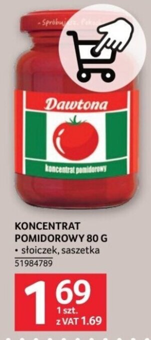 Selgros KONCENTRAT POMIDOROWY 80 G oferta