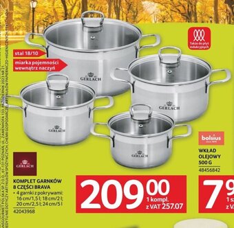 Selgros GERLACH KOMPLET GARNKÓW 8 CZĘŚCI BRAVA oferta