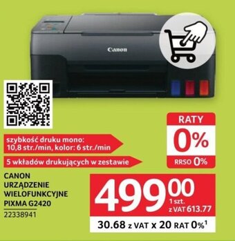 Selgros CANON URZĄDZENIE WIELOFUNKCYJNE PIXMA G2420 oferta