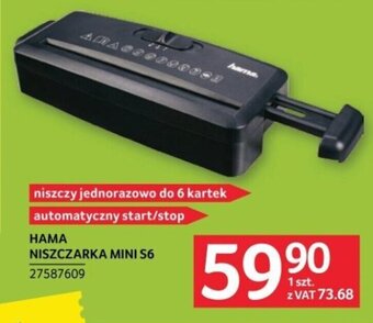 Selgros HAMA NISZCZARKA MINI S6 oferta