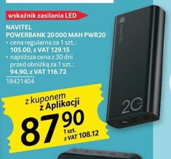 Selgros NAVITEL POWERBANK 20 000 MAH PWR20 oferta