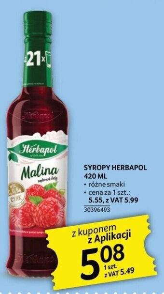 Selgros SYROPY HERBAPOL 420 ML oferta
