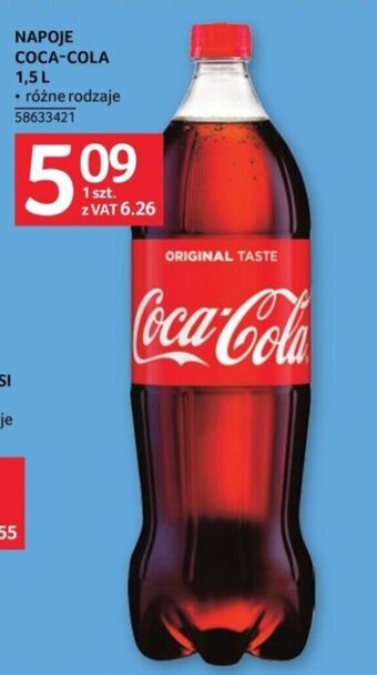 Selgros NAPOJE COCA-COLA 1,5 L oferta
