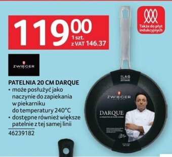 Selgros ZWIEGER PATELNIA 20 CM DARQUE oferta