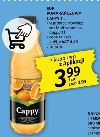 Selgros SOK POMARAŃCZOWY CAPPY 1 L oferta