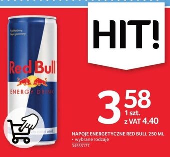 Selgros NAPOJE ENERGETYCZNE RED BULL 250 ML oferta