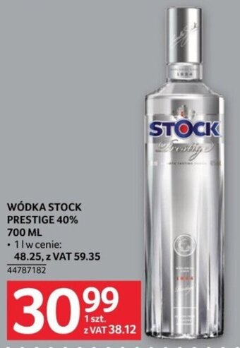 Selgros WÓDKA STOCK PRESTIGE 40% 700 ML oferta