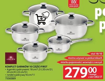 Selgros GERLACH KOMPLET GARNKÓW 10 CZĘŚCI FIRST oferta