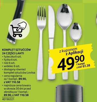 Selgros KOMPLET SZTUĆCÓW 24 CZĘŚCI LAHTI oferta