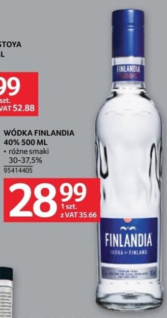 Selgros WÓDKA FINLANDIA 40% 500 ML oferta