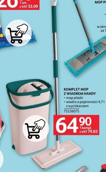 Selgros KOMPLET MOP Z WIADREM HANDY oferta