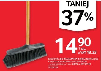 Selgros SZCZOTKA DO ZAMIATANIA Z KIJEM 120 CM ECO oferta