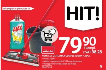 Selgros vileda KOMPLET ULTRAMAX COMPLETOBOX + AJAX oferta