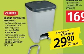 Selgros CURVER KOSZ NA ODPADY 20 L ESSENTIALS oferta